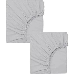 2 Adet 70 x 120 x 20 cm Anne Yanı Lastikli Penye Kumaş Bebek Çarşafı
