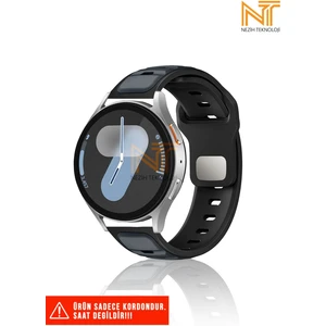 Xiaomi Watch S1 / S1 Pro / S1 Active 46MM / Mi Watch Color Uyumlu Çift Renk Silikon Kordon 22MM