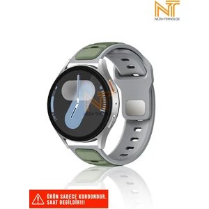 Xiaomi Watch S1 / S1 Pro / S1 Active 46MM / Mi Watch Color Uyumlu Çift Renk Silikon Kordon 22MM
