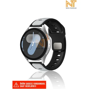 Xiaomi Watch S1 / S1 Pro / S1 Active 46MM / Mi Watch Color Uyumlu Çift Renk Silikon Kordon 22MM