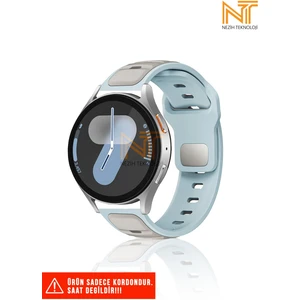 Huawei Honor Magic / Magic 2 Uyumlu Çift Renk Silikon Kordon 22MM