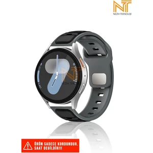 Amazfit Pace / Gtr 2 / Gtr 2e / Gtr 3 / Gtr 3 Pro / Gtr 47MM Uyumlu Çift Renk Silikon Kordon 22MM