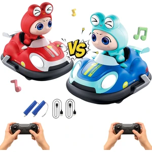 Ikili Çarpışan Arabalar Işıklı Sesli Hız Ayarlı Şarjlı Uzaktan Kumandalı Araba Çarpınca Figür Fırlar