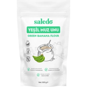 Glutensiz Yeşil Muz Unu 300 gr Katkısız, Doğal, Vegan