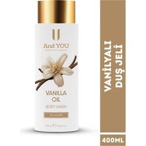 AND YOU Body Wash (Vanilla Oıl) Duş Jeli Vanilyalı 400 ml