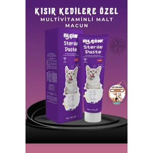 Kısır Kedilere Özel Multivitaminli Malt Macun 100 gr (Sterile Paste)