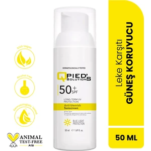Qpied's Solutions Leke Karşıtı 50+ Spf Güneş Kremi 50 ml