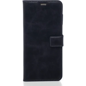 Lacivert iPhone Xs Max Hakiki Deri Cüzdan Kılıf Kapaklı Mıknatıslı Kartlık Bölmeli Cüzdanlı Stand Özellikli