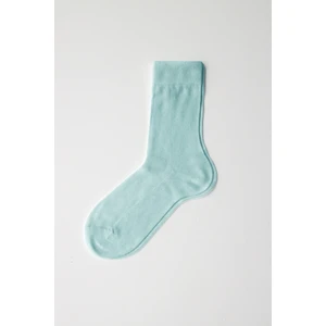 Merserize Fileli Erkek Soket Çorap Koyu Turkuaz