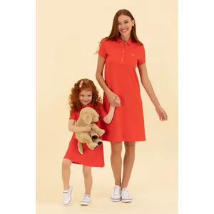U.S. Polo Assn. Kadın Kırmızı Elbise (Örme) 50269546-VR030