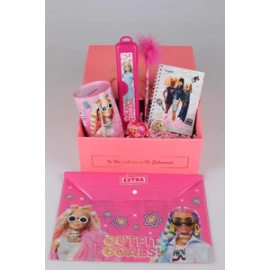 Dekomus Ile Barbie Özel Kutulu Lisanslı Full Okul Seti