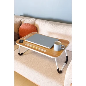 Katlanabilir Yatak Koltuk Üstü Hasta Servis Masası Laptop Bilgisayar Sehpası