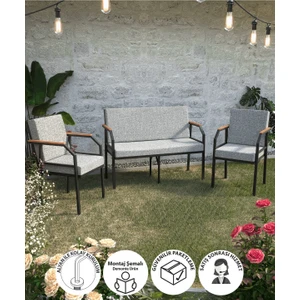 Bahçe Koltuk Seti Balkon Koltuk Seti Cafe Koltuk Seti Bahçe Koltuk Takımı Linea