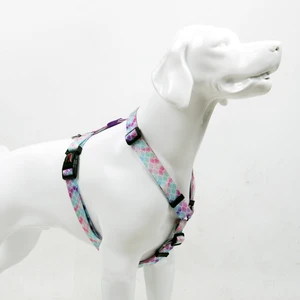 Tailpetz Bubbles H-tipi Göğüs Tasması Ayarlanabilir, Konforlu Ve Dayanıklı Desenli Köpek Tasması