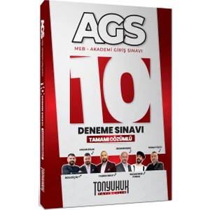 Tonyukuk Yayıncılık Meb Ags Tamamı Çözümlü 10 Deneme Sınavı