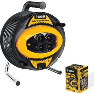 SGS2132  Makaralı Uzatma Kablosu 1,5*50MT