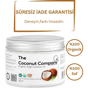 The Coconut Company Organik Soğuk Sıkım Hindistan Cevizi Yağı - 335ML