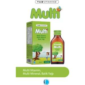 Tabvıtamıns Multı Multımın Balık Yağı 200 ml