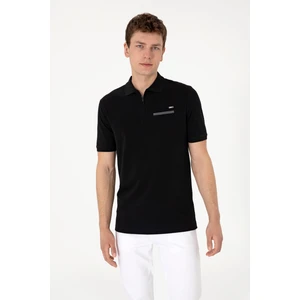 U.s. Polo Assn. Erkek Siyah Tişört 50306788-VR046