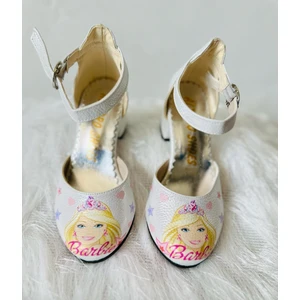 Gala Barbie Baskılı Topuklu Çocuk Ayk