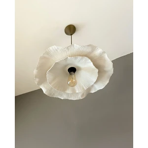 Maison Avf Modern Sarkıt Avize El Yapımı Krem Renkli Taş ve Beton Malzeme ile 60 cm