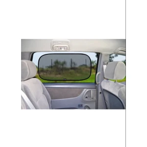 Araba Oto Arka Yan Cam Için Vantuzlu Güneşlik Perde Araç Kapı Perdesi (2 Adet)