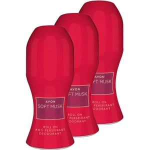 Soft Musk Delice Velvet Berries Kadın Rollon 50 Ml. Üçlü Set