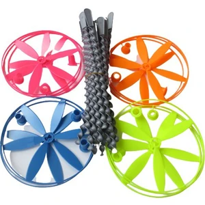 24'lü Paket Dev Büyük Boy Ufo Uçan Daire Fırfır Pervane Nostaljik Ürün 19,5 cm