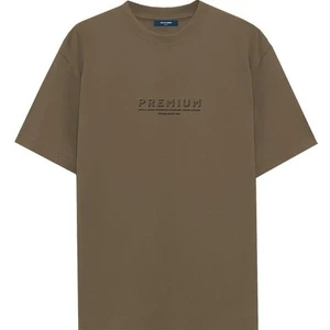 Jack & Jones Bisiklet Yaka Düz Koyu Kahve Erkek T-Shirt Jprblulogo Ss Tee Crewneck