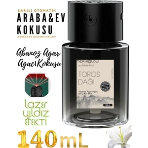 Af-02 Araba & Ev Kokusu Otomatik Şarjlı 160ML Lazer Işık Yıldız Tavan Yeni Nesil Smart Koku Difüzör