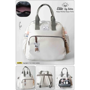 Luna Beyaz Anne Bebek Bakım Çantası