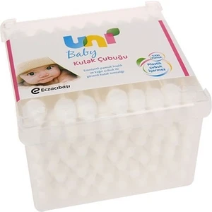 Uni Baby Pamuklu Kulak Çubuğu -Safety Cotton Swabs- 56´li