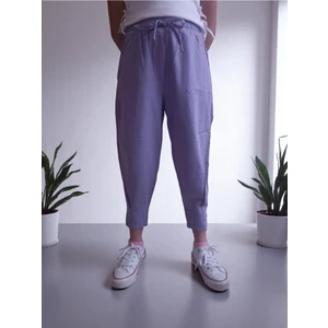 Nora Kız Çocuk Keten Görünümlü Pantolon (%100 Pamuk)