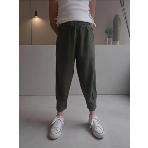 Eva Kız Çocuk Keten Görünümlü Pantolon