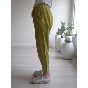 Eva Kız Çocuk Keten Görünümlü Pantolon