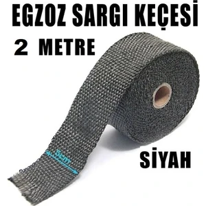 Egzoz Yanmaz Sargı Keçesi 1-4 Metre Siyah