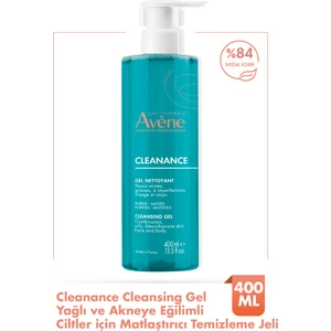 Cleanance Akne Eğilimli Yağlı Ciltler Için Sabun Içermeyen Temizleyici Jel 400ml