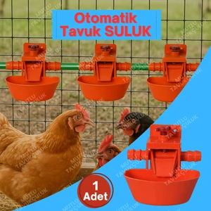 1 Adet Otomatik Suluk Tavuk Suluğu Civciv Güvercin Bıldırcın Sülün Muhabbet Kuşu Keklik Ördek Hindi