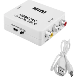 HDMI To RCA Tos Av Çevirici Dönüştürücü Tüplü Tv Av Video Adaptör 4552