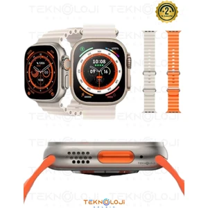 Teknoloji Gelsin Watch 8 Ultra  Akıllı Saat 45MM 1.99INC 3 Tuş Aktif Saatten Konuşma Türkçe Dil