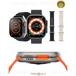 Teknoloji Gelsin Watch 8 Ultra  Akıllı Saat 45MM 1.99INC 3 Tuş Aktif Saatten Konuşma Türkçe Dil