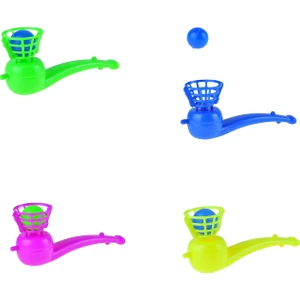 Oyuncak Uçan Top Üflemeli 4 Lü Set 10 cm