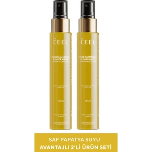 The Ceel 2'li Saf Papatya Suyu Saç Parlaklığı ve Saç Derisi Nem Desteği Bakımı 100 ml × 2