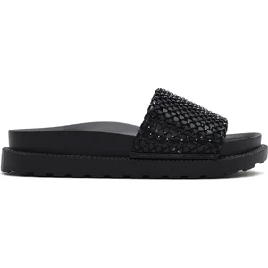 Kadın Siyah Taşlı Terlik 25SFE492214