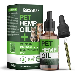 Kenevir Yağ Kedi Köpek Sakinleştirici - Stress, Hiperaktivte, Artrit, Nöbet, ,uyku Takviyesi