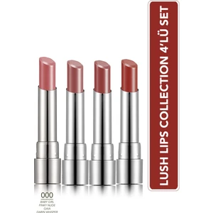 Lush Lips Collection 4'lü Makyaj Seti