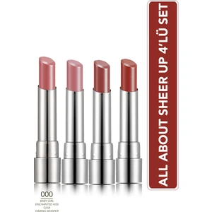 All About Sheer Up 4'lü Makyaj Seti