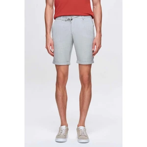 Ds Damat Bej Beli Lastikli Bağcık Detaylı Duble Paça Viskonlu Jogger Şort 0HC13ORTBT189