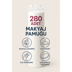 280 Adet Makyaj Temizleme Pamuğu Pedi Pamuk