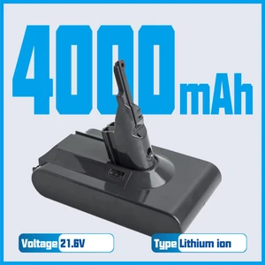 Dyson V8 Süpürge Pili - Sv10 - Sv25  Model için Uyumlu 4000mah Yüksek Kapasite Batarya Pil ( Tip 1 , Tip 2 , Tip 3 )